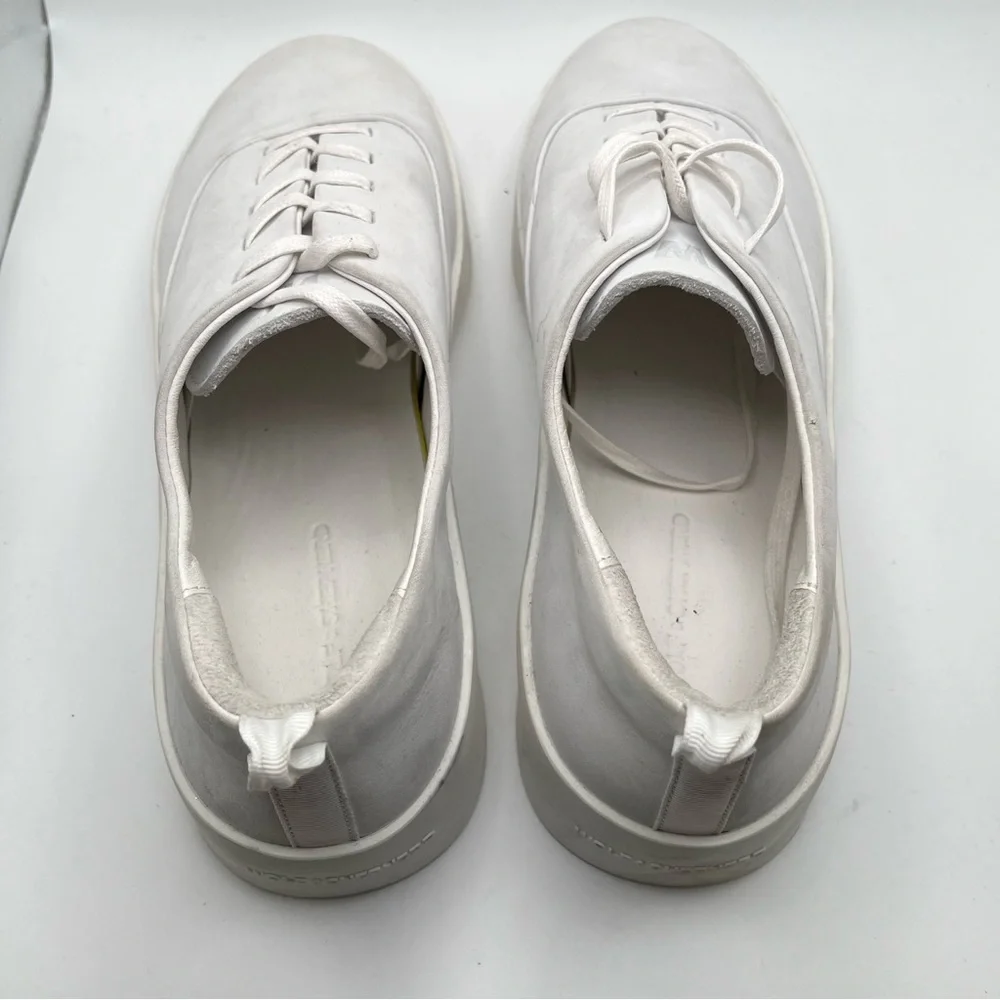 Wolf & Shepherd Cruise Lace Up Off White Casual Sneakers size 42 US 9 mens